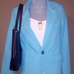 ZYFG Free Baby Blue Blazer